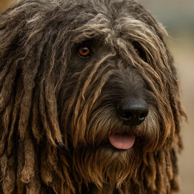 15 Dog Breeds with Stunning Eyes 11 Bergamasco Sheepdog
