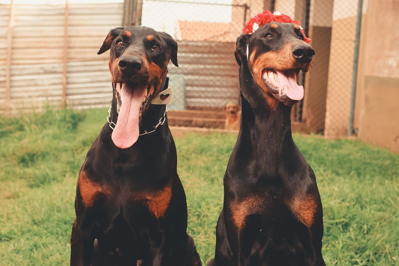 Some dog breeds seem to know exactly when their favorite person needs company 3 Doberman Pinscher