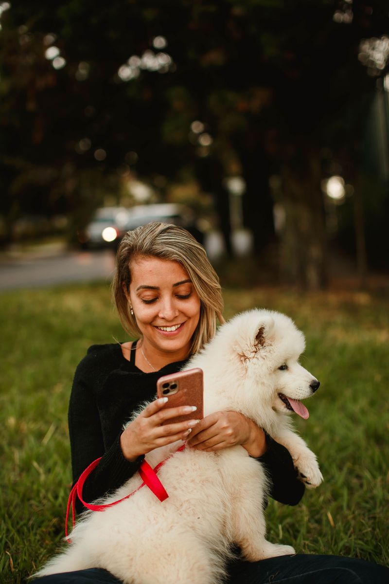 Pulling on the leash usually stops once you fix these 8 walking habits of your own 4 Staring at your phone