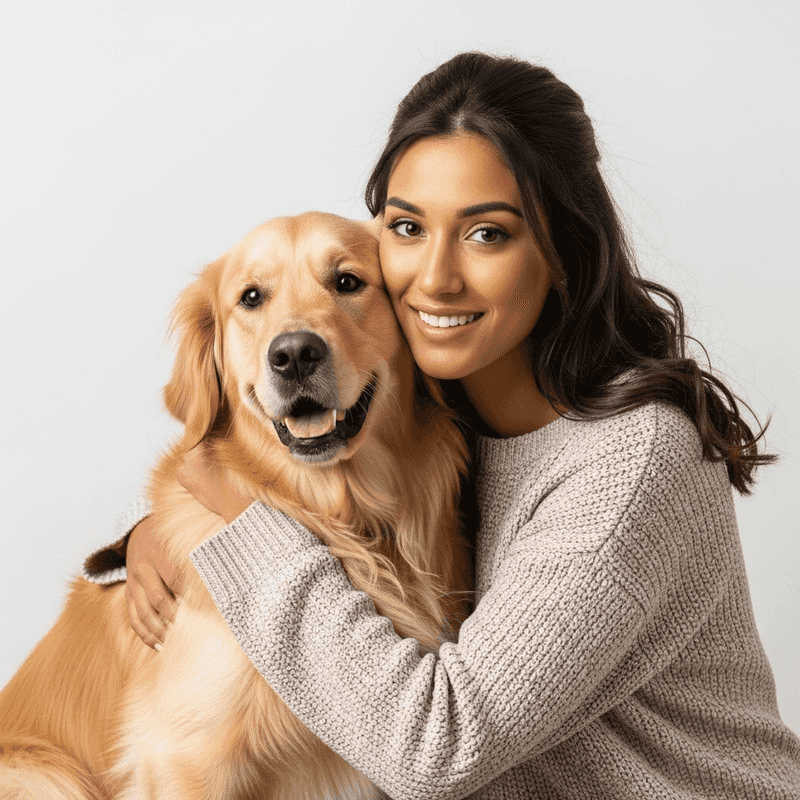 Reacting positively to their owner’s voice