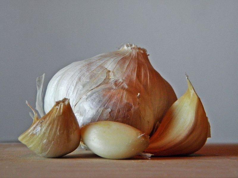 Onions and garlic