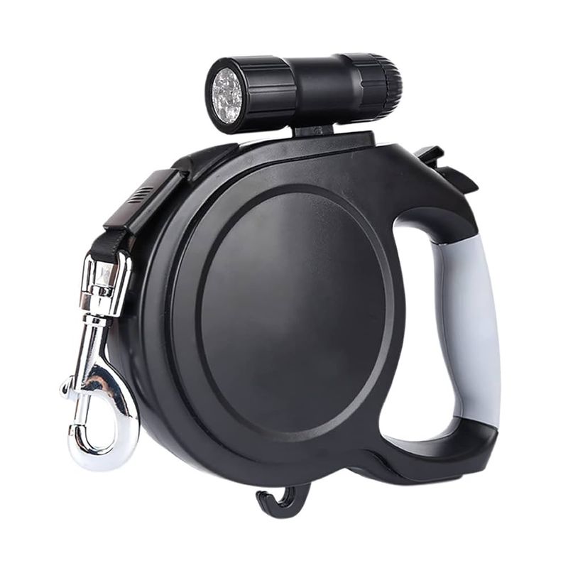 Retractable Leash with Flashlight