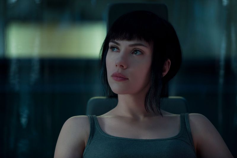 Scarlett Johansson as Major Motoko Kusanagi — Ghost in the Shell