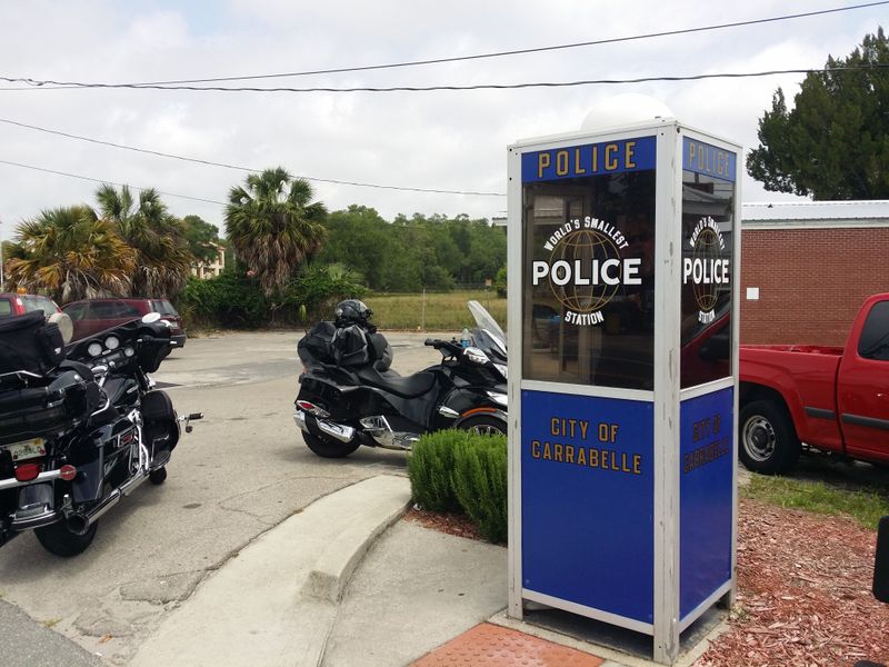 World’s Smallest Police Station (Carrabelle)