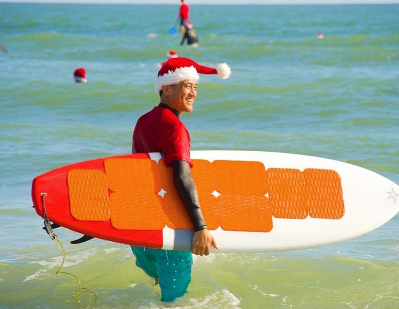 Surfing Santa Events & Warm-Weather Beach Celebrations
