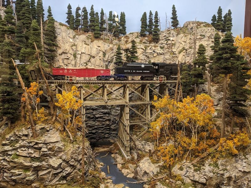 The Miniature Train Ride Through Lakes Park