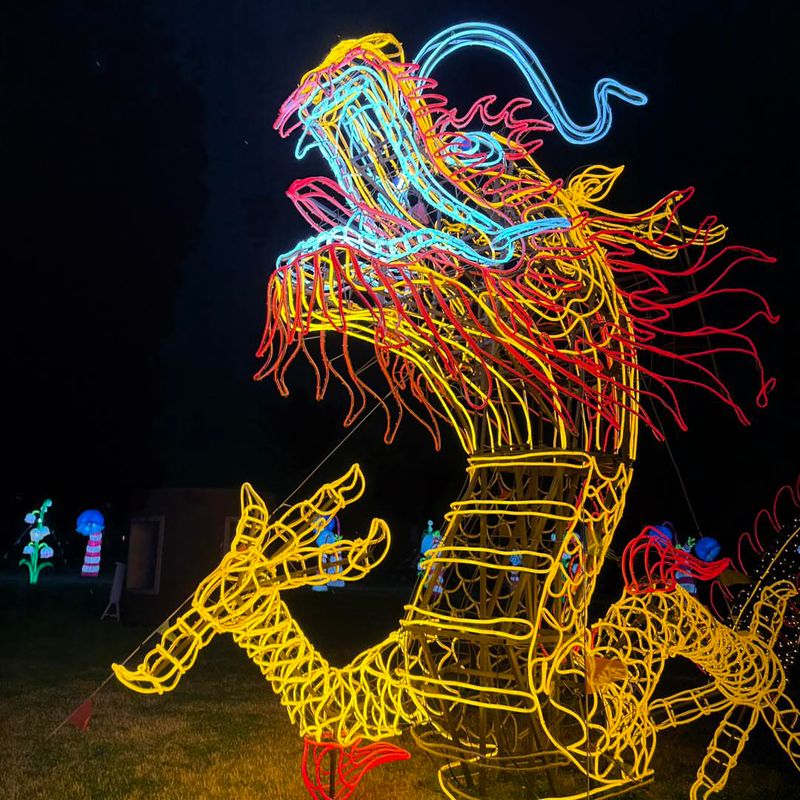 A Dazzling Display of Lights and Coastal-Themed Magic