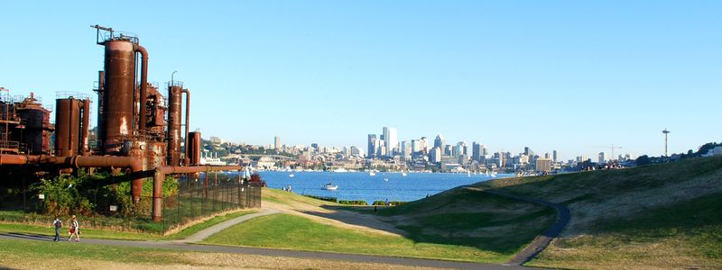 Relax at Gas Works Park