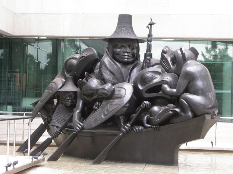 Spirit of Haida Gwaii, The Black Canoe, Canadian Embassy