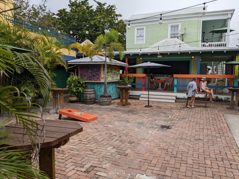 Courtyard Vibes: Roosters, Live Music, and Morning Light