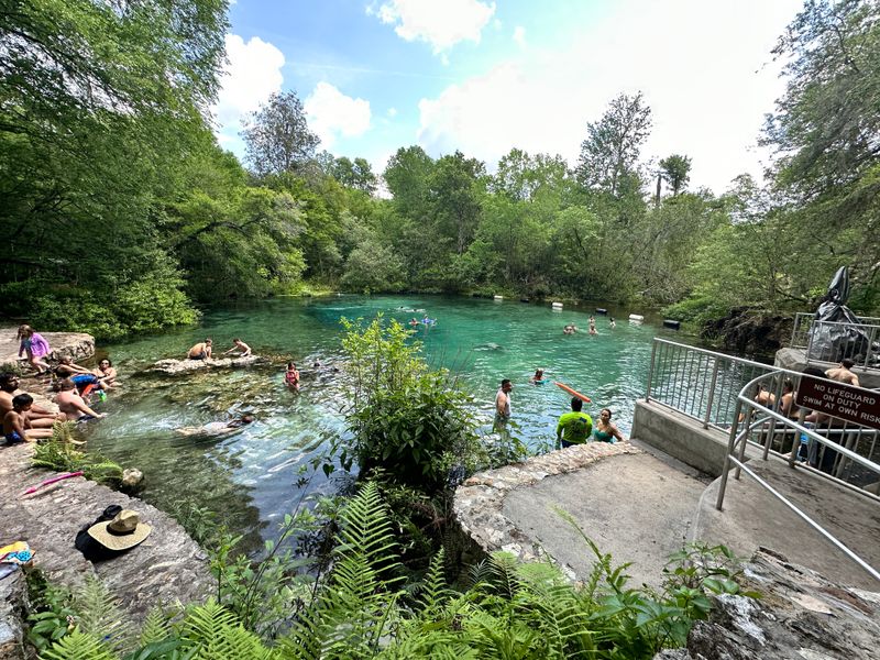 Swim in a Hidden Freshwater Spring