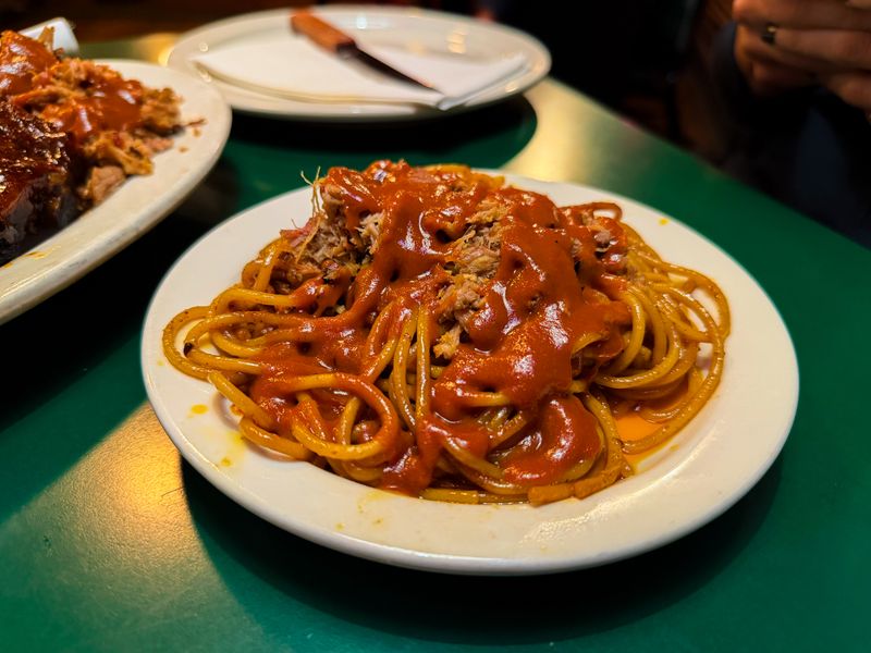 How BBQ Spaghetti Became a Signature Dish at The Bar-B-Q Shop