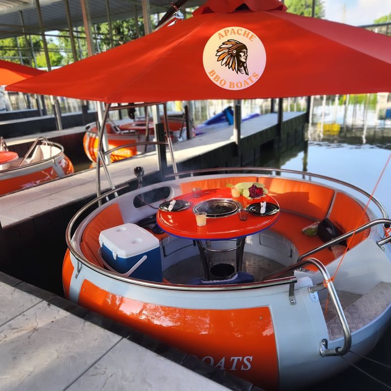 A Floating Cookout on the Water