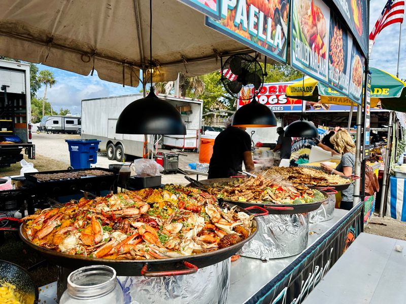 Attend the annual Florida Seafood Festival — love of shellfish & local culture