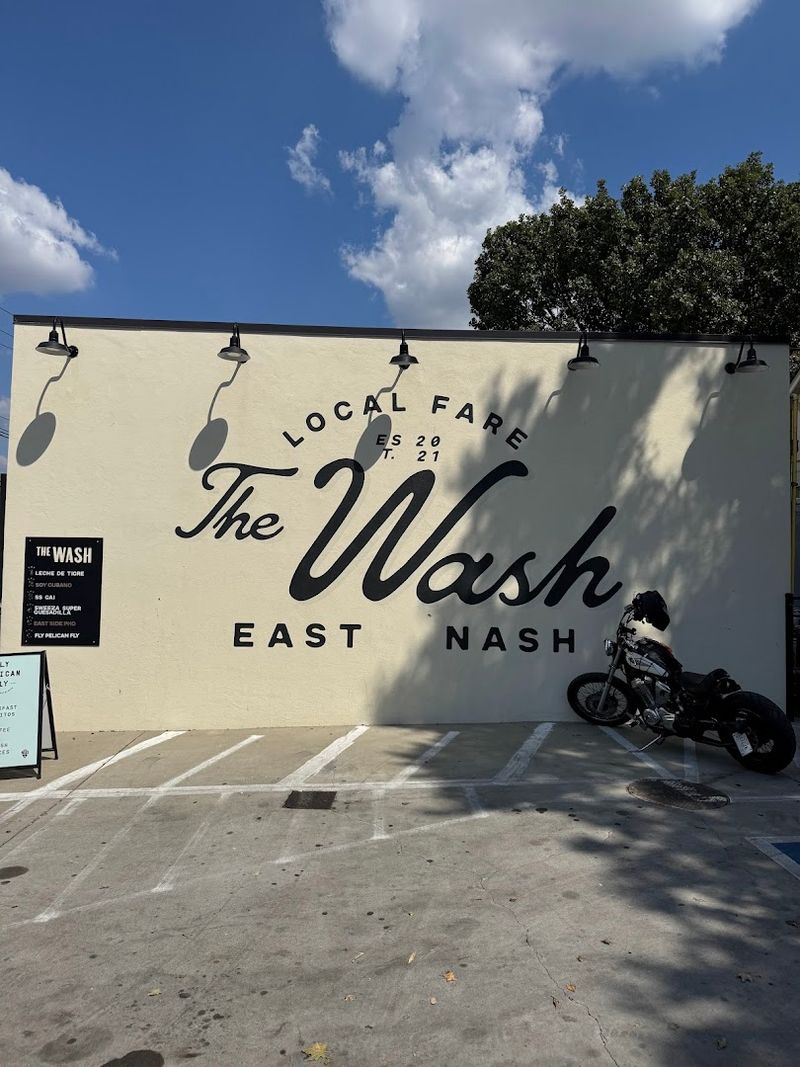 This Tiny Food Hall Used to Be a Car Wash