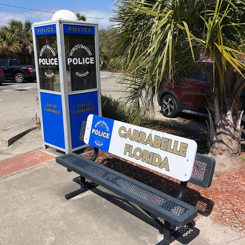 The World’s Smallest Police Station (Carrabelle, FL)