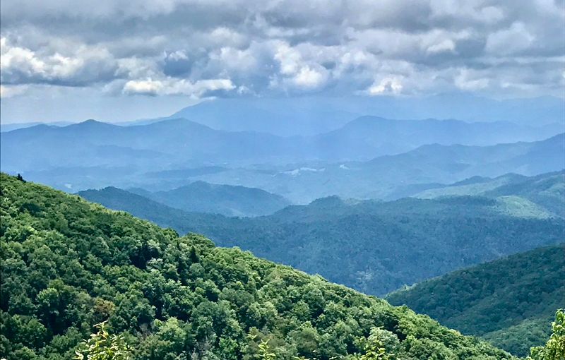 The Appalachian Trail at Beauty Spot Overlook