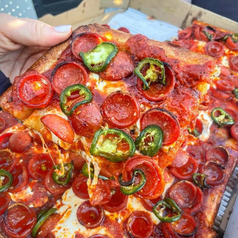 Signature Sicilian Spicy Pepperoni Squares