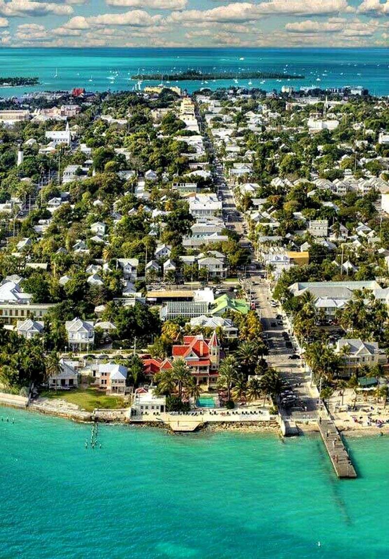 Key West hot spots (Duval Street / Mallory Square sunset scene)