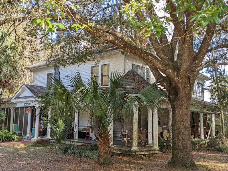 Moss Draped Oaks and Victorian Storefronts