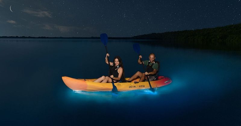 Bioluminescent night kayaking on the Space Coast (Indian River Lagoon/Banana River)