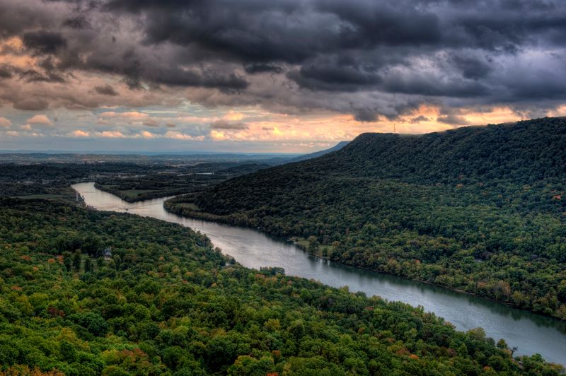 The Tennessee River Gorge (near Chattanooga)