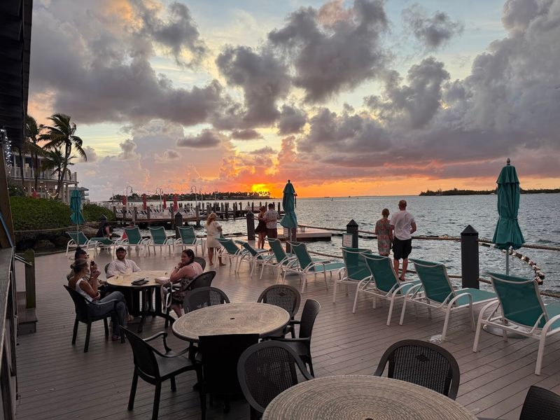 Sunset Tiki Bar at the Galleon Resort (Key West, harbor/marina views)