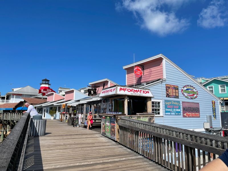 Strolling the Historic Boardwalk