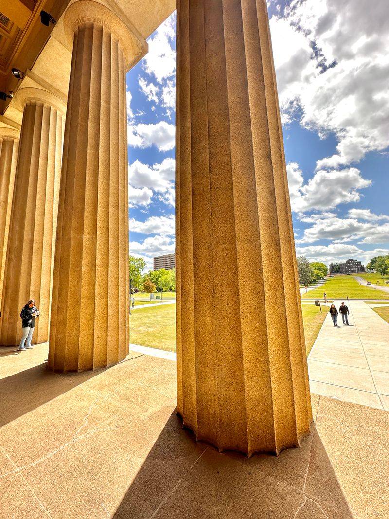 Photos at the Parthenon in Centennial Park