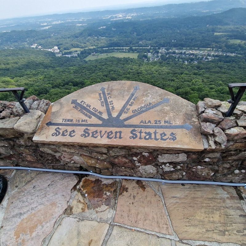 Rock City’s “See Seven States” View