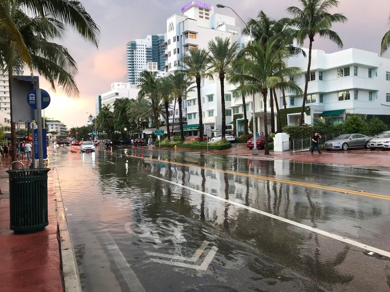 It “rains” like someone flipped a switch