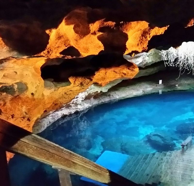 Snorkel or dive inside a prehistoric underground spring at Devil’s Den