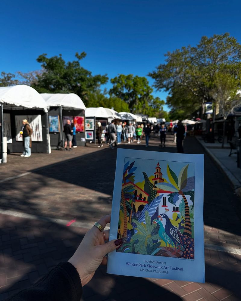 Winter Park Sidewalk Art Festival (Winter Park, near Orlando) — March 20–22, 2026