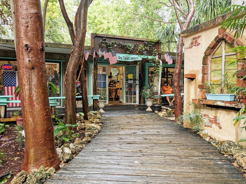 Explore the quirky Rain Barrel Village in the Florida Keys