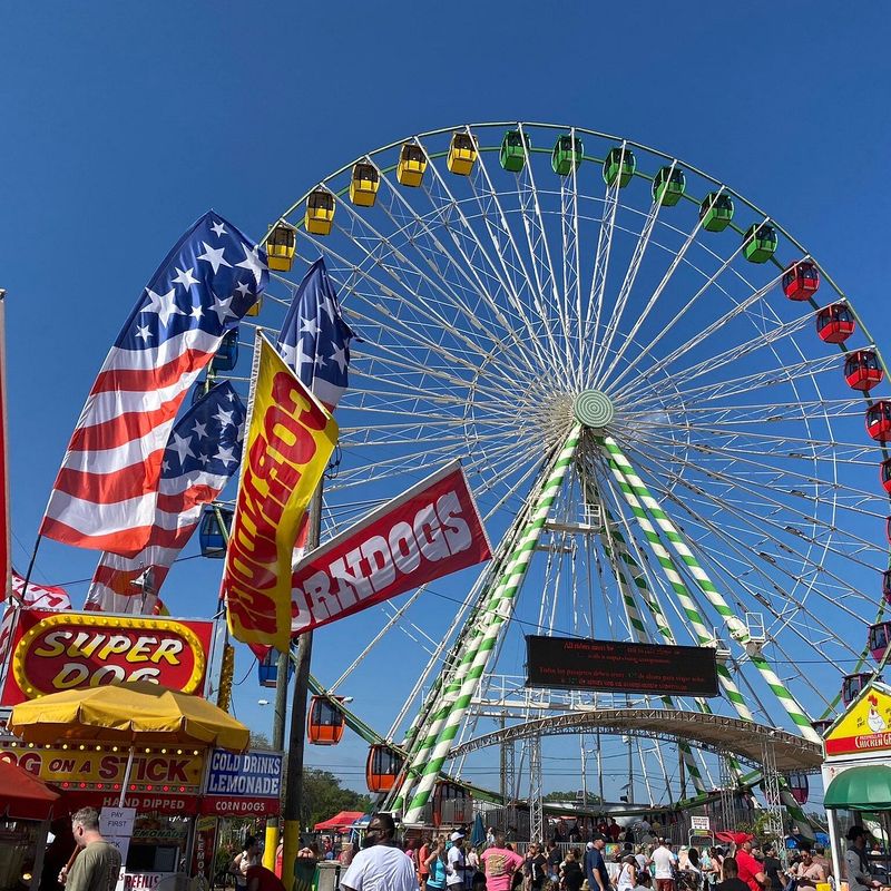 Midway Rides, Games, and Neon Nights