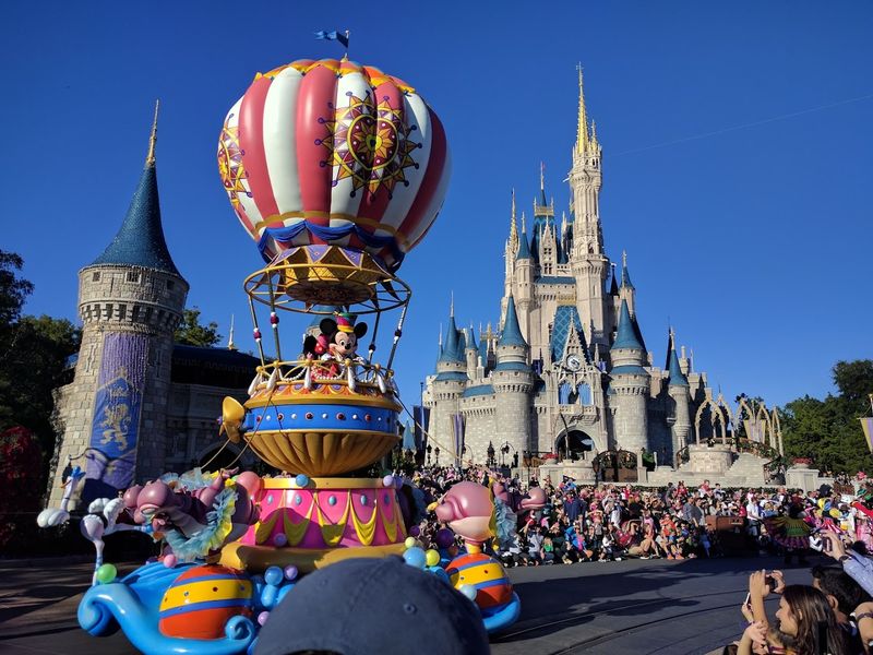 Disney World (Magic Kingdom, peak days)