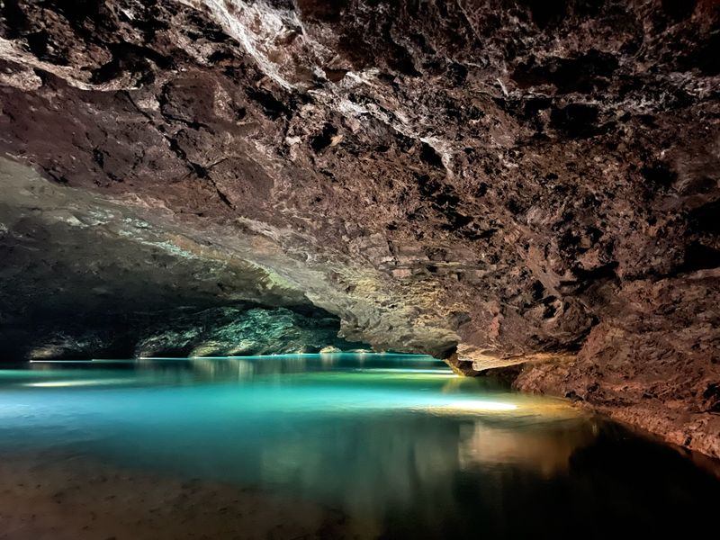 Take a boat ride on America's largest underground lake at The Lost Sea (Sweetwater)