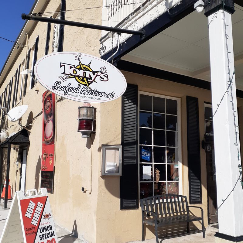 Stop 2 — Cedar Key: Tony’s Seafood Restaurant