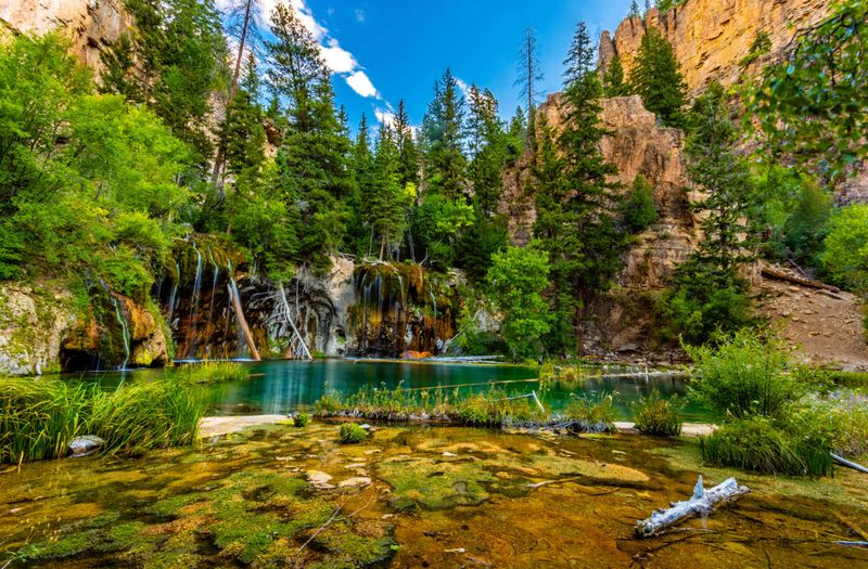 Hiking at Hanging Lake
