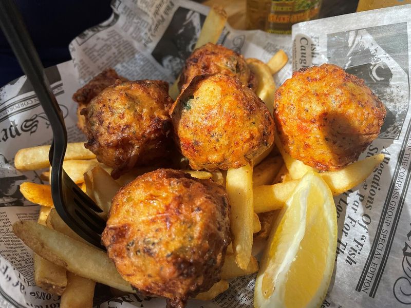Conch fritters (especially in the Keys)