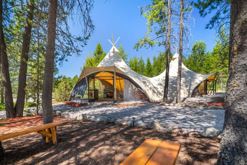 Under Canvas Glacier – Near Glacier National Park