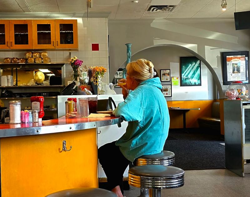 The old-school deli atmosphere that adds to the charm