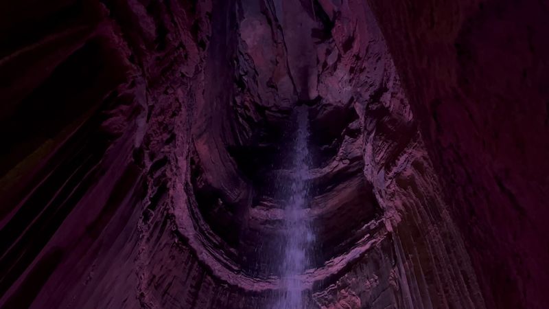 The Tennessee waterfall hidden deep inside Lookout Mountain