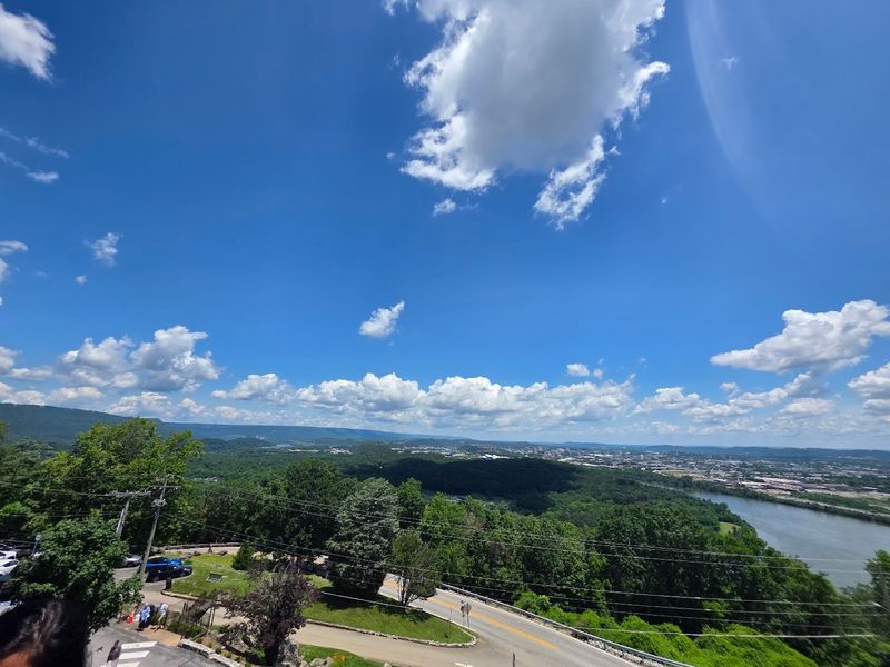 The views above ground make the experience even better