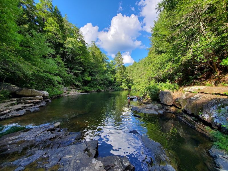 Blue Hole at Greeter Falls - Altamont