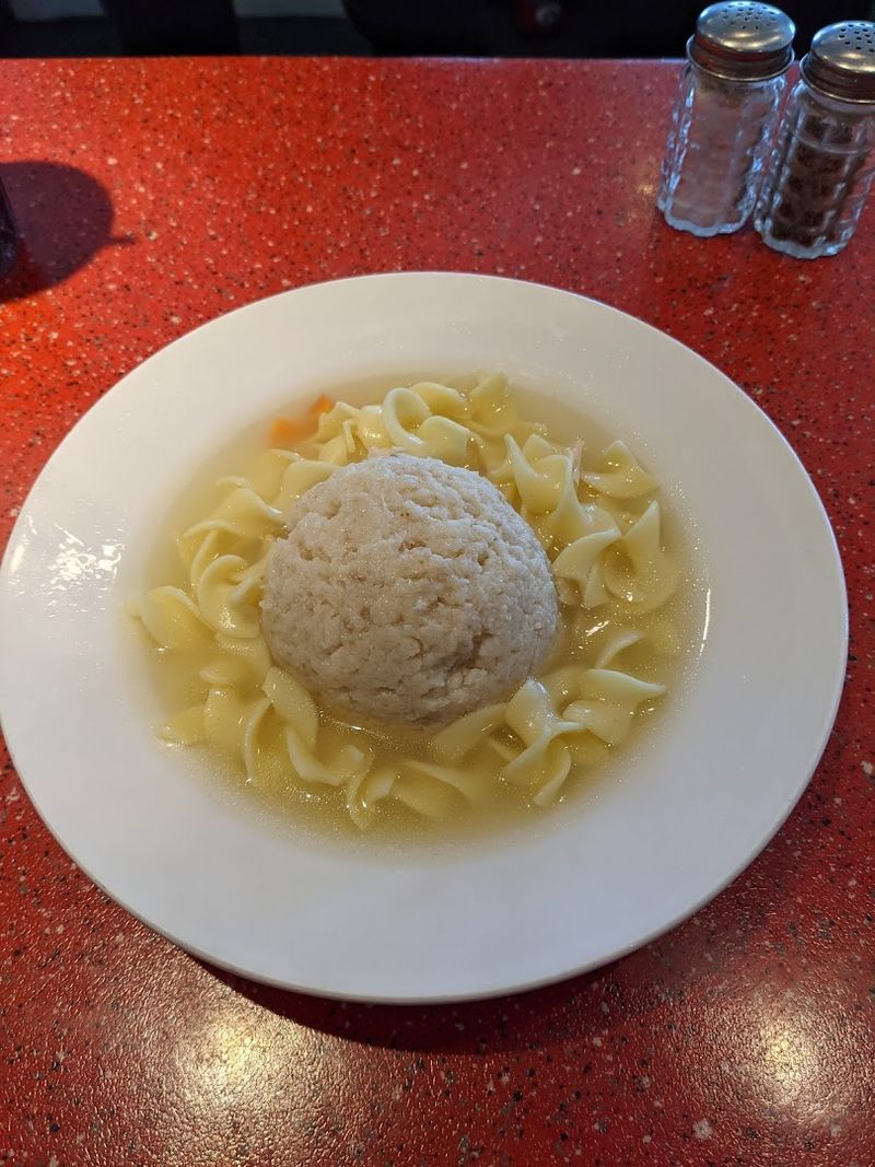 What makes the broth and dumplings so memorable