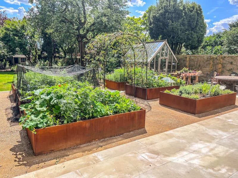 These 6 Arizona-Inspired Designs Are Changing The Look Of Virginia Yards - Decor Hint Rustic Corten Steel Accents