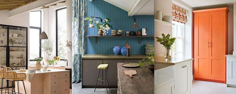 10 Designer-Approved Kitchen Cabinet Color Ideas Plus 10 Colors To Avoid - Decor Hint Orange Sherbet