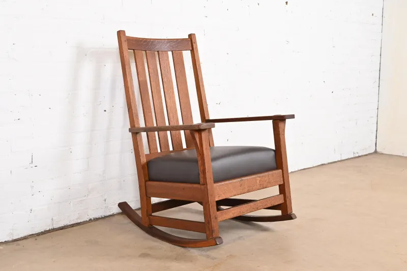 14 Thrift Store Items Often Considered Valuable In Michigan - Decor Hint Mission-Style Oak Rocking Chairs