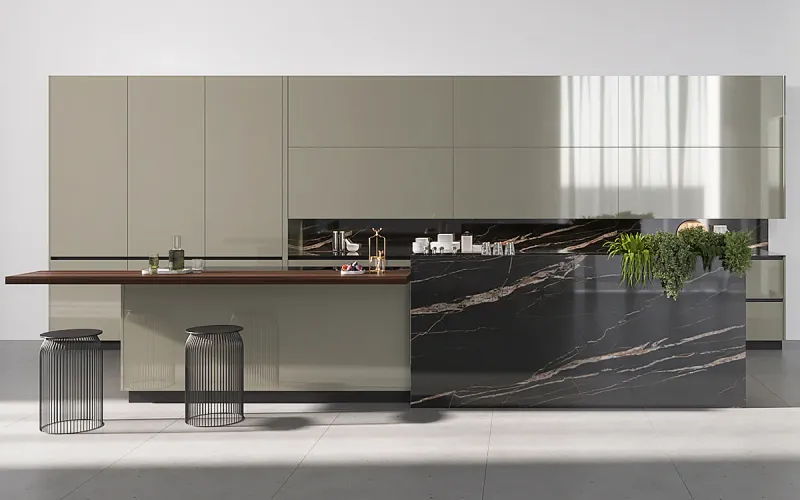 11 Kitchen Cabinets For Every Interior Style - Decor Hint Sleek High-Gloss Lacquer
